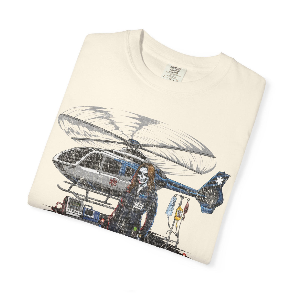 FLIGHT NURSE v2 (FEMALE) – T-Shirt – Dead Threads Apparel