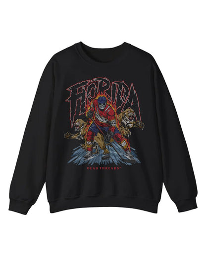FLORIDA HOCKEY CREWNECK SWEATSHIRT – Sweatshirt – Dead Threads Apparel