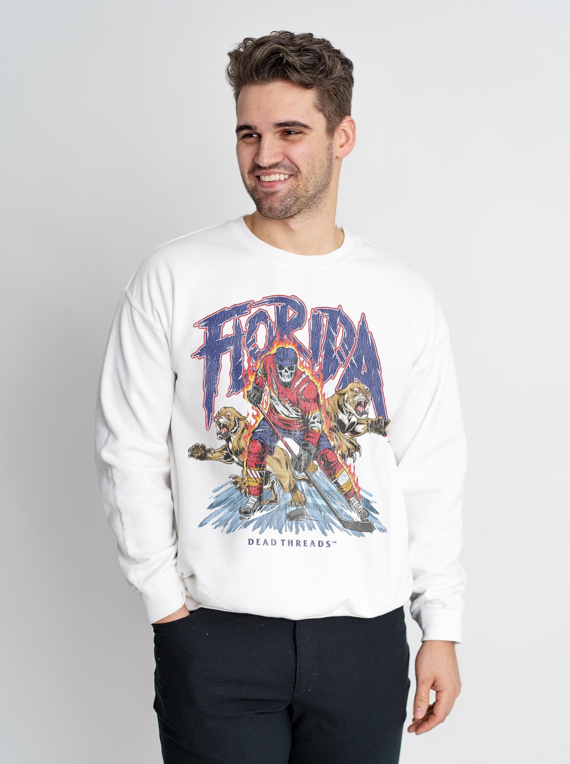 FLORIDA HOCKEY CREWNECK SWEATSHIRT – Sweatshirt – Dead Threads Apparel