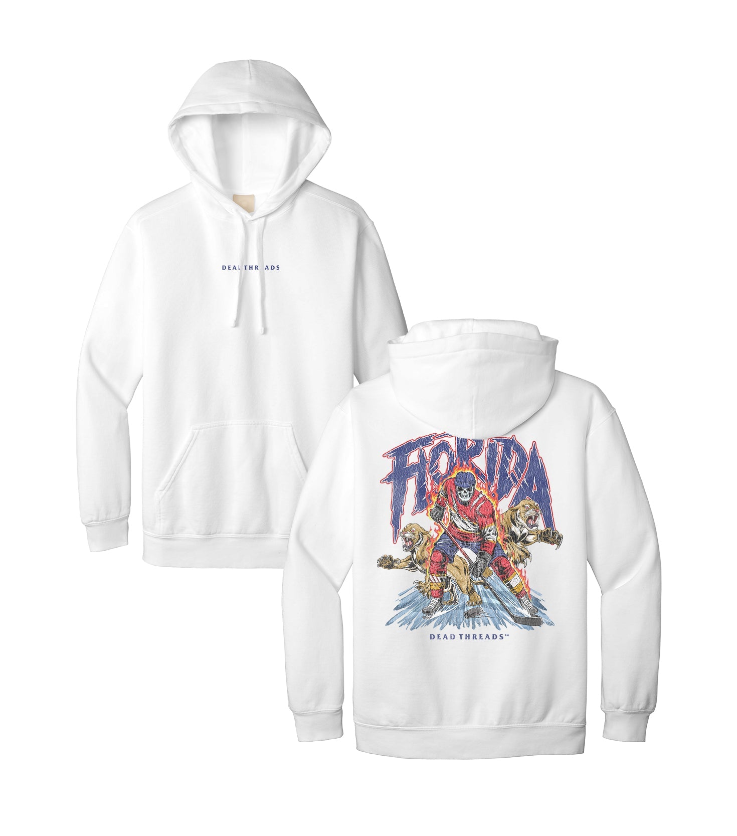 FLORIDA HOCKEY - “DT ESSENTIAL" HOODIE – Hoodie – Dead Threads Apparel
