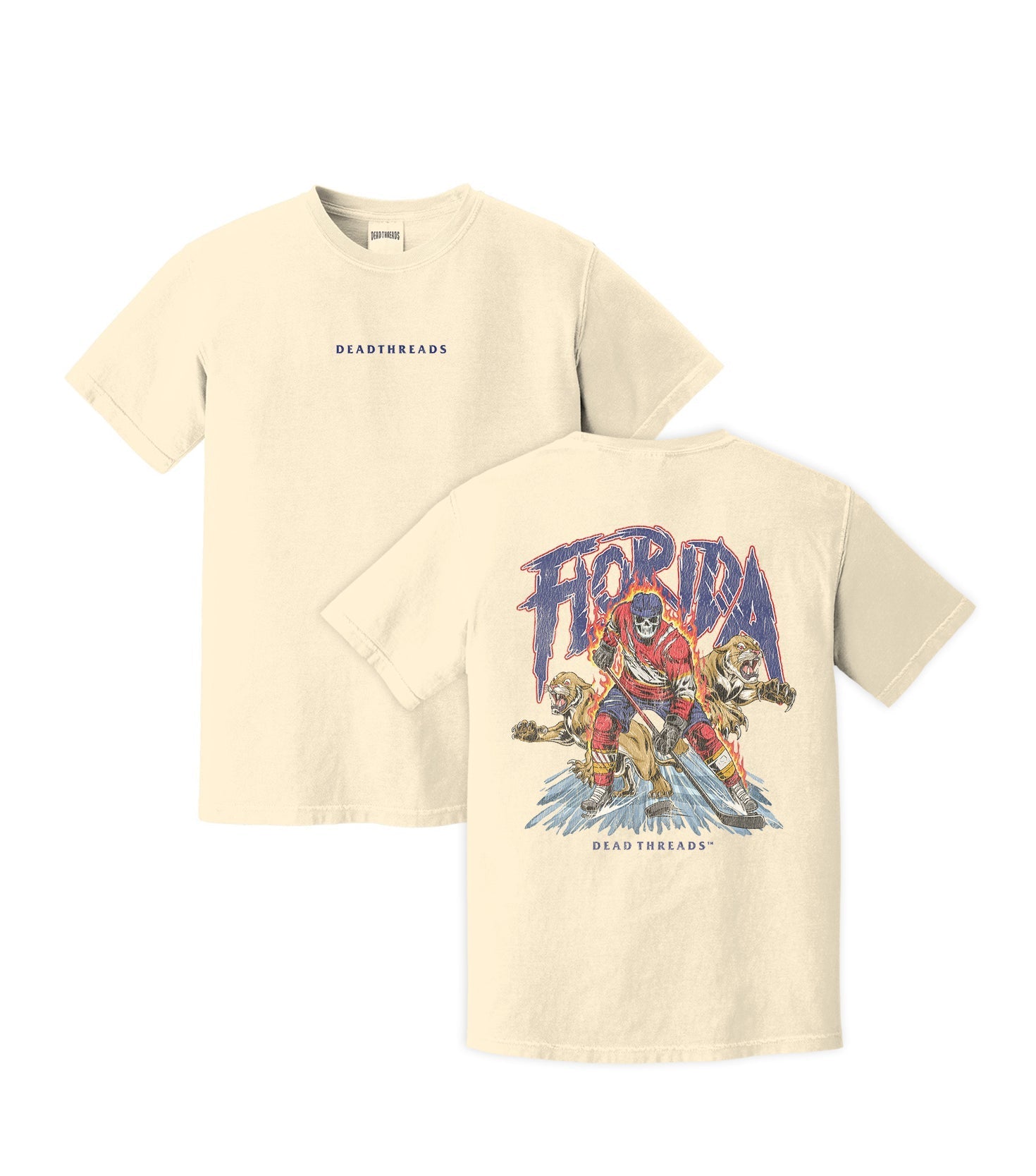 FLORIDA HOCKEY - “DT ESSENTIAL" PREMIUM T - SHIRT – T-Shirt – Dead Threads Apparel