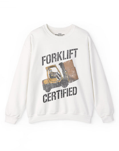 FORKLIFT CERTIFIED CREWNECK SWEATSHIRT – Sweatshirt – Dead Threads Apparel
