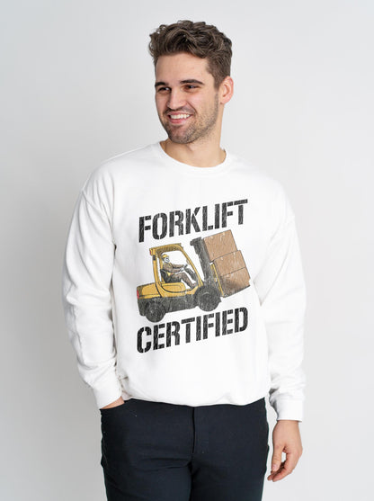 FORKLIFT CERTIFIED CREWNECK SWEATSHIRT – Sweatshirt – Dead Threads Apparel