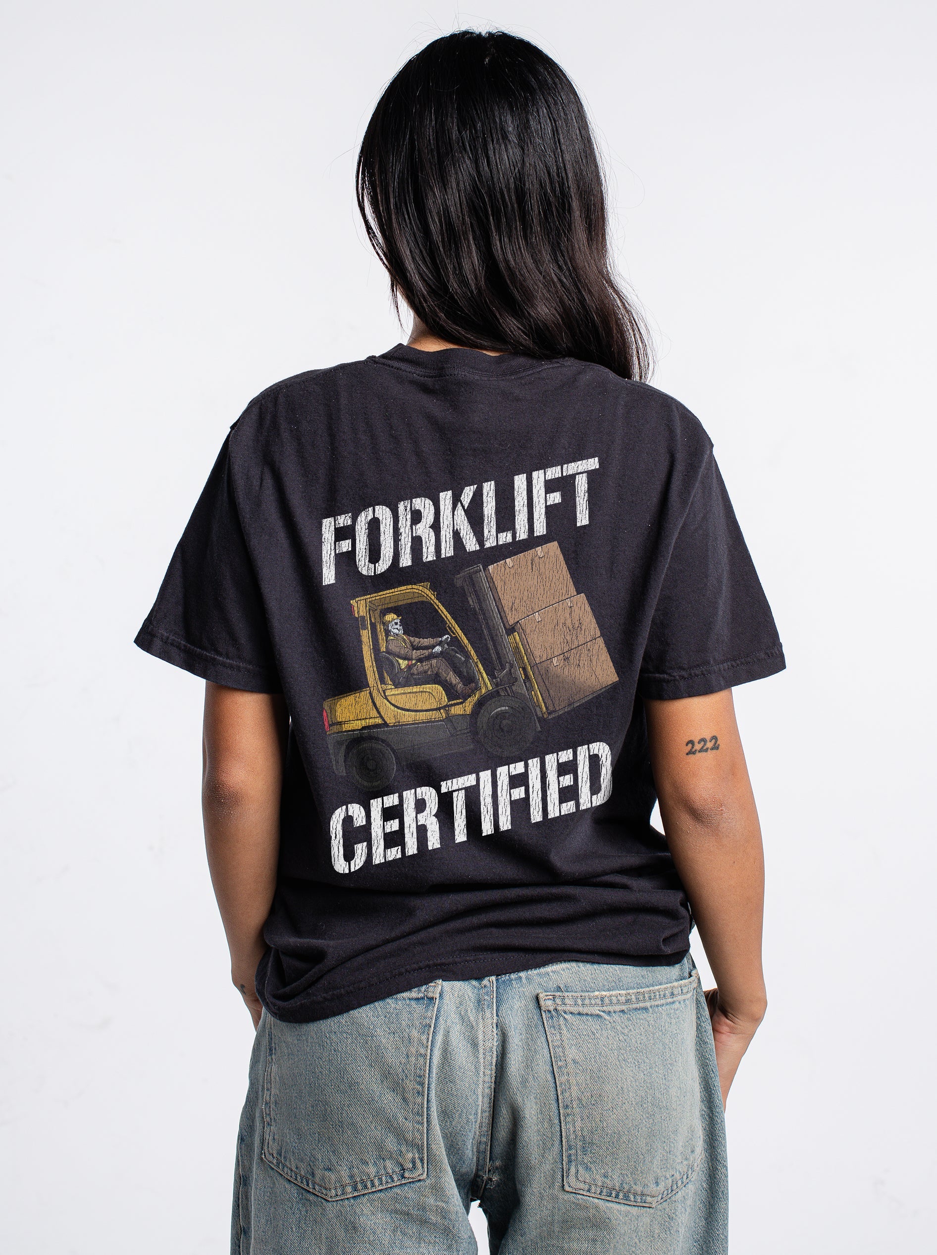 FORKLIFT CERTIFIED - “DT ESSENTIAL" PREMIUM T - SHIRT – T-Shirt – Dead Threads Apparel