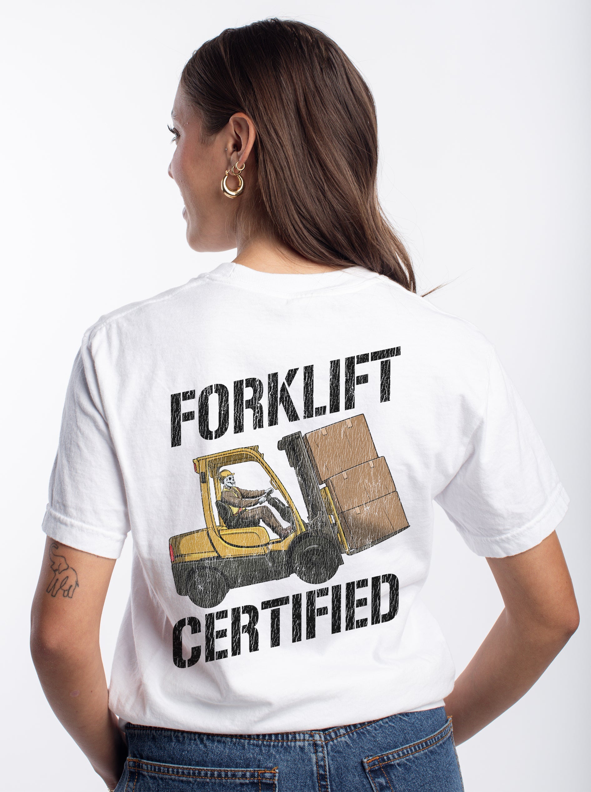 FORKLIFT CERTIFIED - “DT ESSENTIAL" PREMIUM T - SHIRT – T-Shirt – Dead Threads Apparel