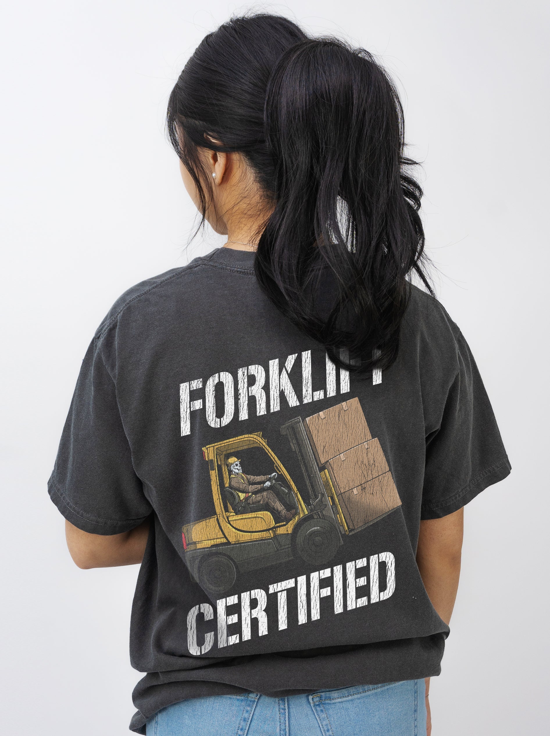 FORKLIFT CERTIFIED - “DT ESSENTIAL" PREMIUM T - SHIRT – T-Shirt – Dead Threads Apparel