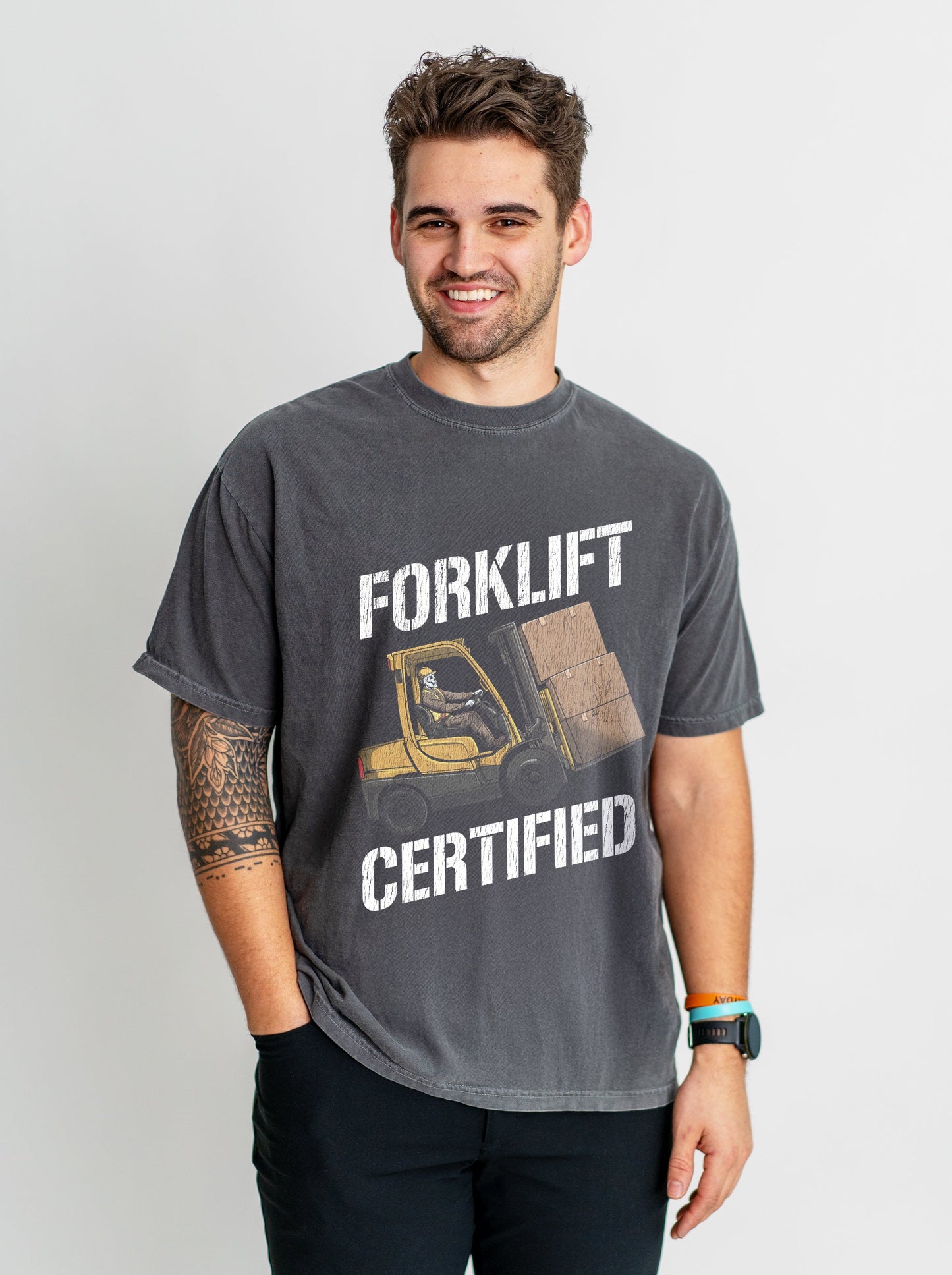 FORKLIFT CERTIFIED – T-Shirt – Dead Threads Apparel