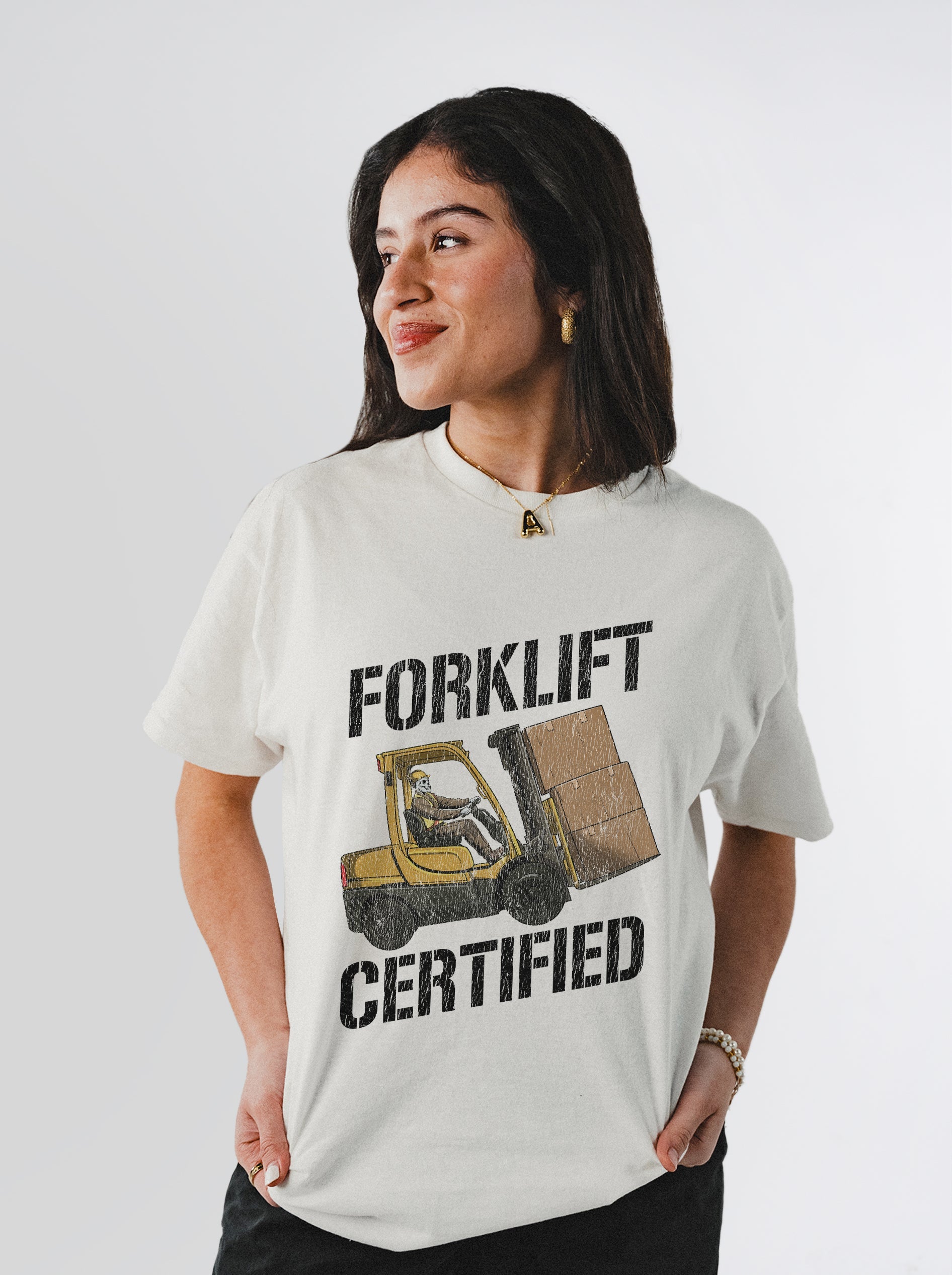 FORKLIFT CERTIFIED – T-Shirt – Dead Threads Apparel