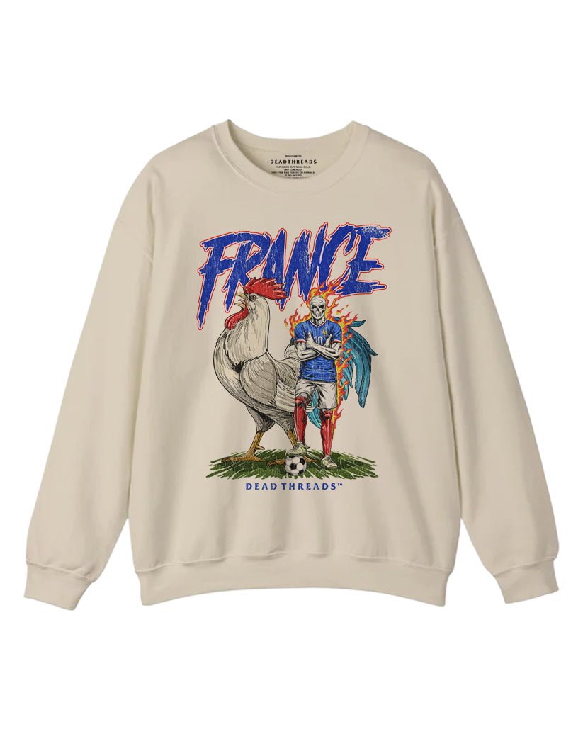FRANCE SOCCER CREWNECK SWEATSHIRT – Sweatshirt – Dead Threads Apparel