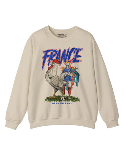 FRANCE SOCCER CREWNECK SWEATSHIRT – Sweatshirt – Dead Threads Apparel