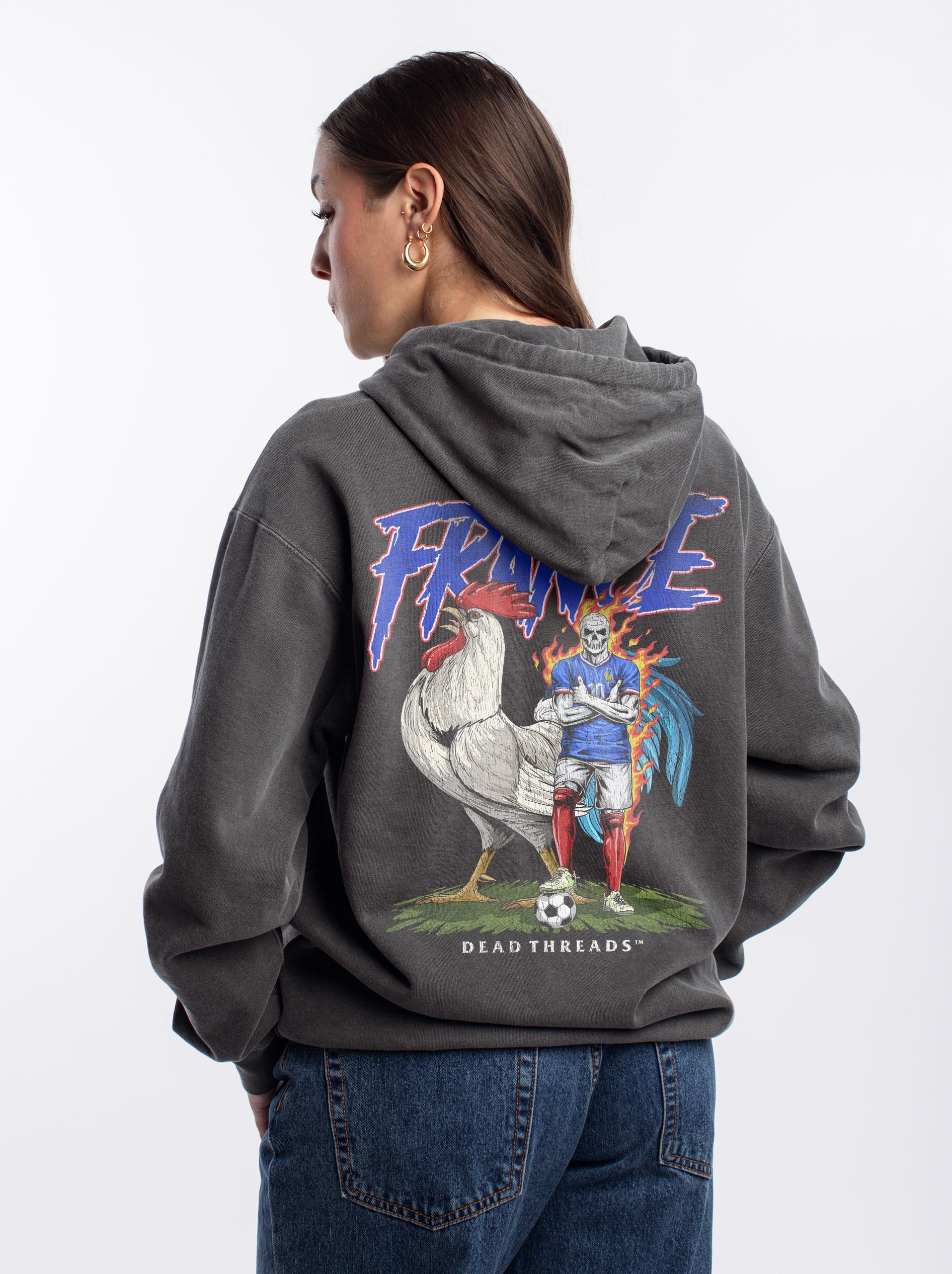 FRANCE SOCCER - “DT ESSENTIAL" HOODIE – Hoodie – Dead Threads Apparel