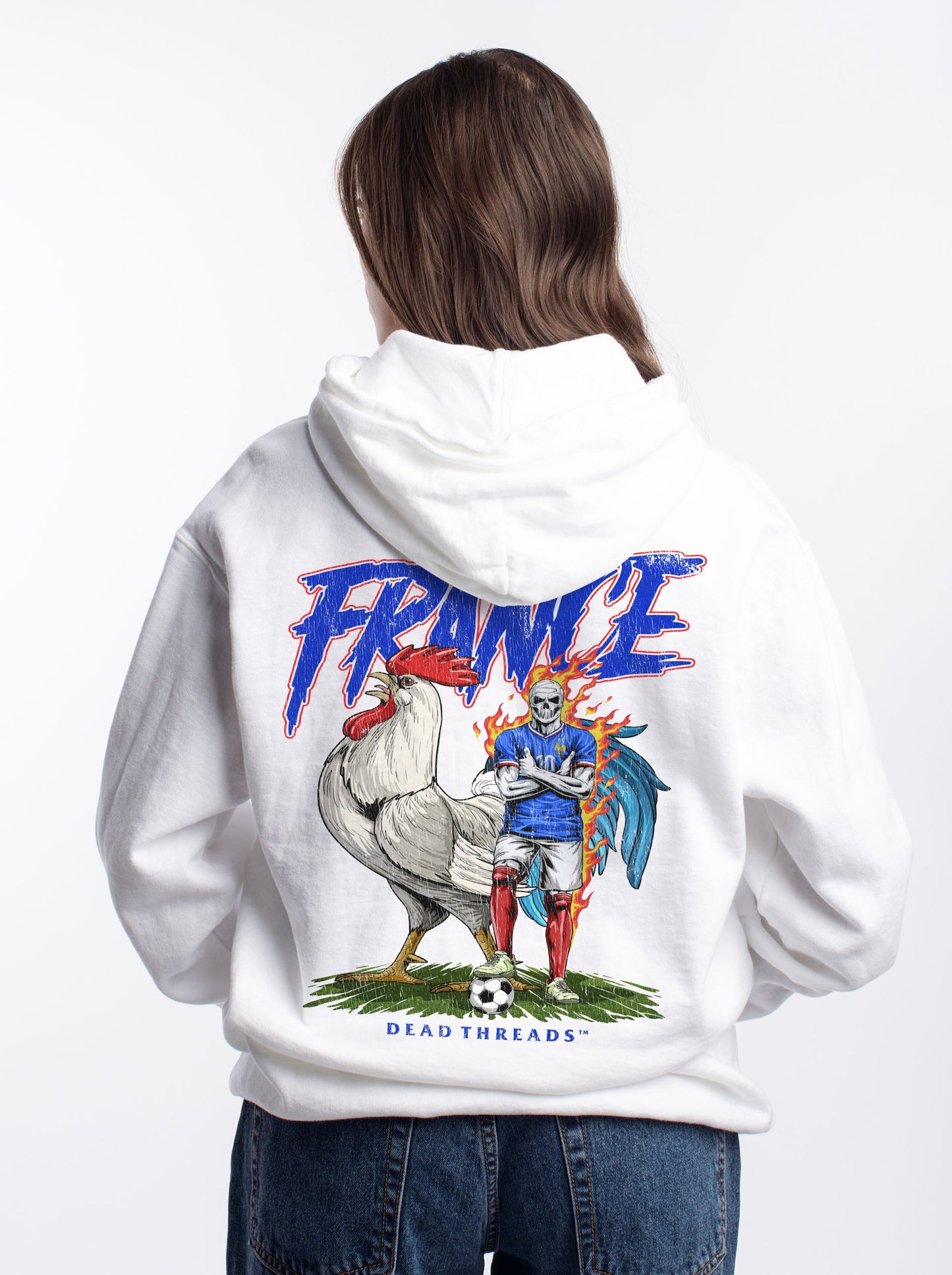 FRANCE SOCCER - “DT ESSENTIAL" HOODIE – Hoodie – Dead Threads Apparel