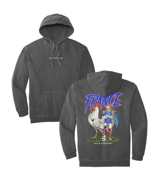 FRANCE SOCCER - “DT ESSENTIAL" HOODIE – Hoodie – Dead Threads Apparel