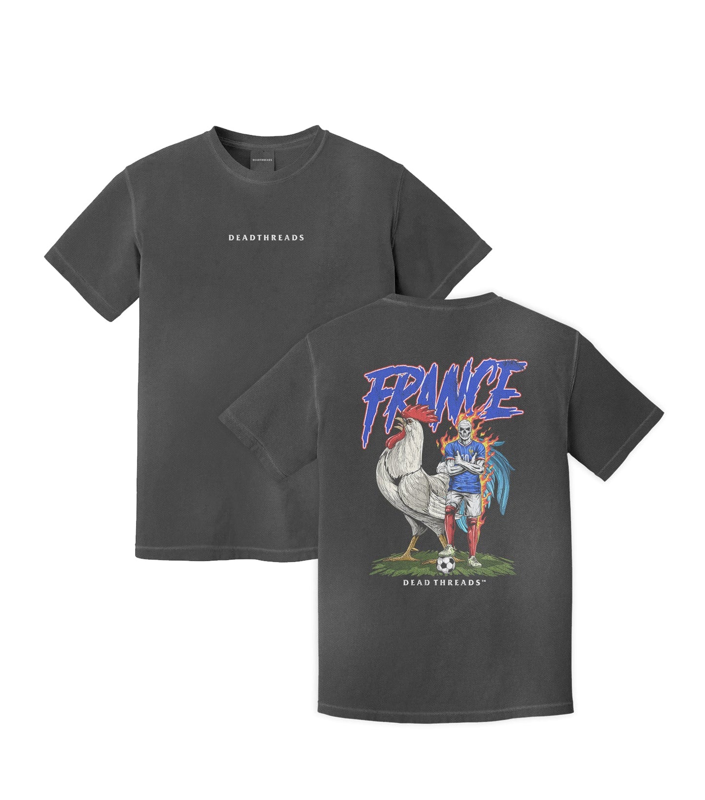 FRANCE SOCCER - “DT ESSENTIAL" PREMIUM T - SHIRT – T-Shirt – Dead Threads Apparel