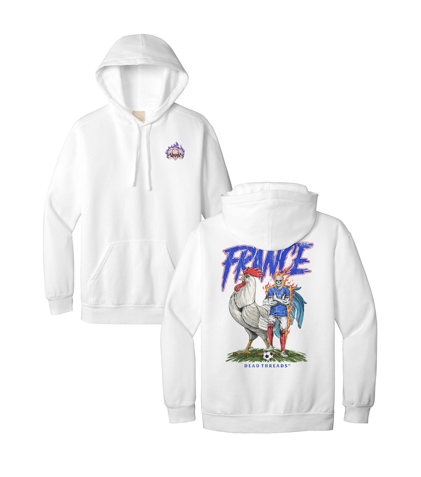 FRANCE SOCCER - HOODIE – Hoodie – Dead Threads Apparel