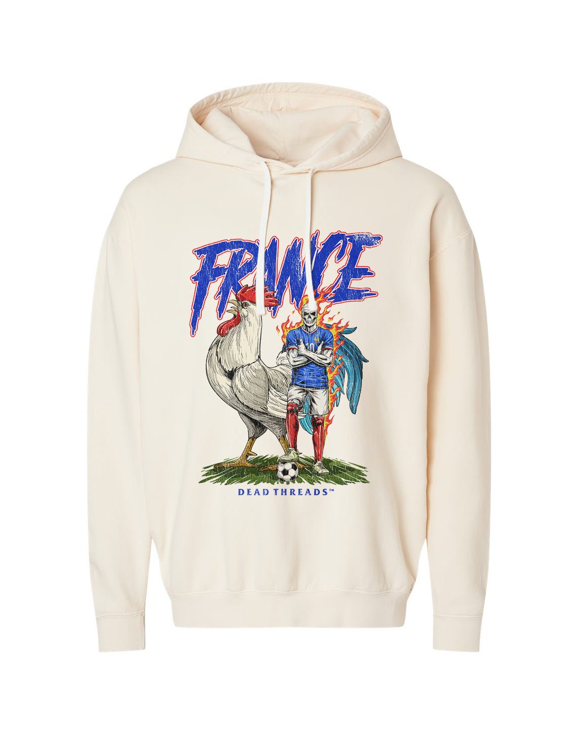 FRANCE SOCCER - LIGHTWEIGHT HOODIE – Lightweight – Dead Threads Apparel