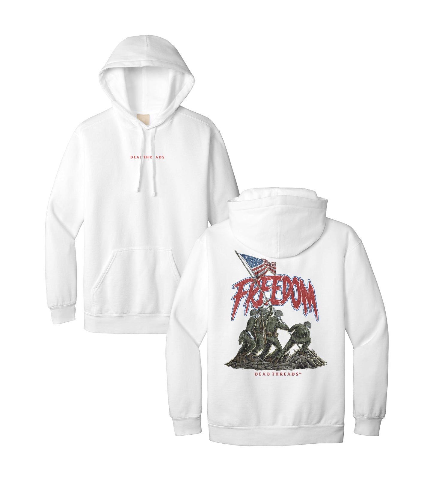 FREEDOM v1 - “DT ESSENTIAL" HOODIE – Hoodie – Dead Threads Apparel