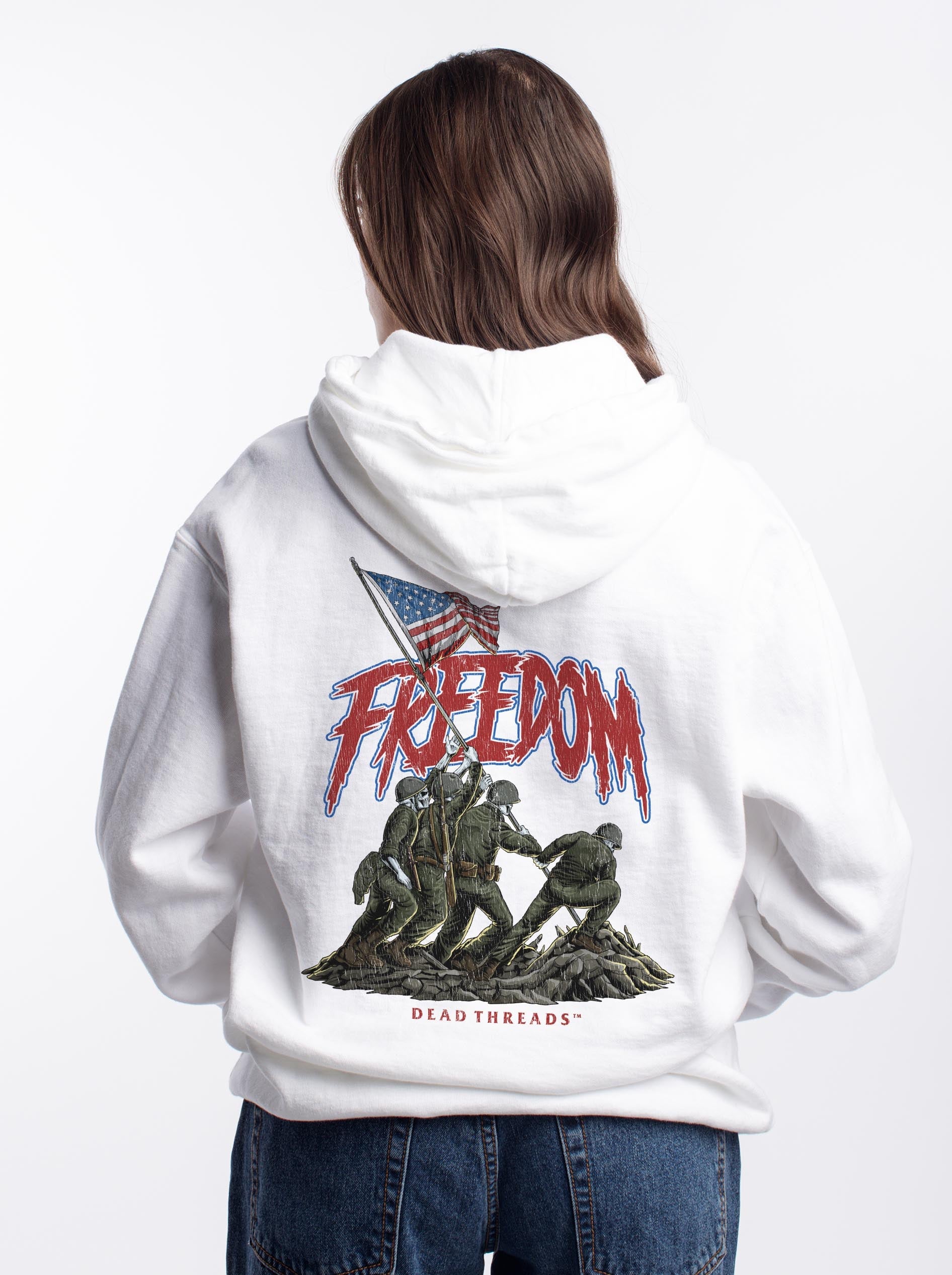FREEDOM v1 - “DT ESSENTIAL" HOODIE – Hoodie – Dead Threads Apparel