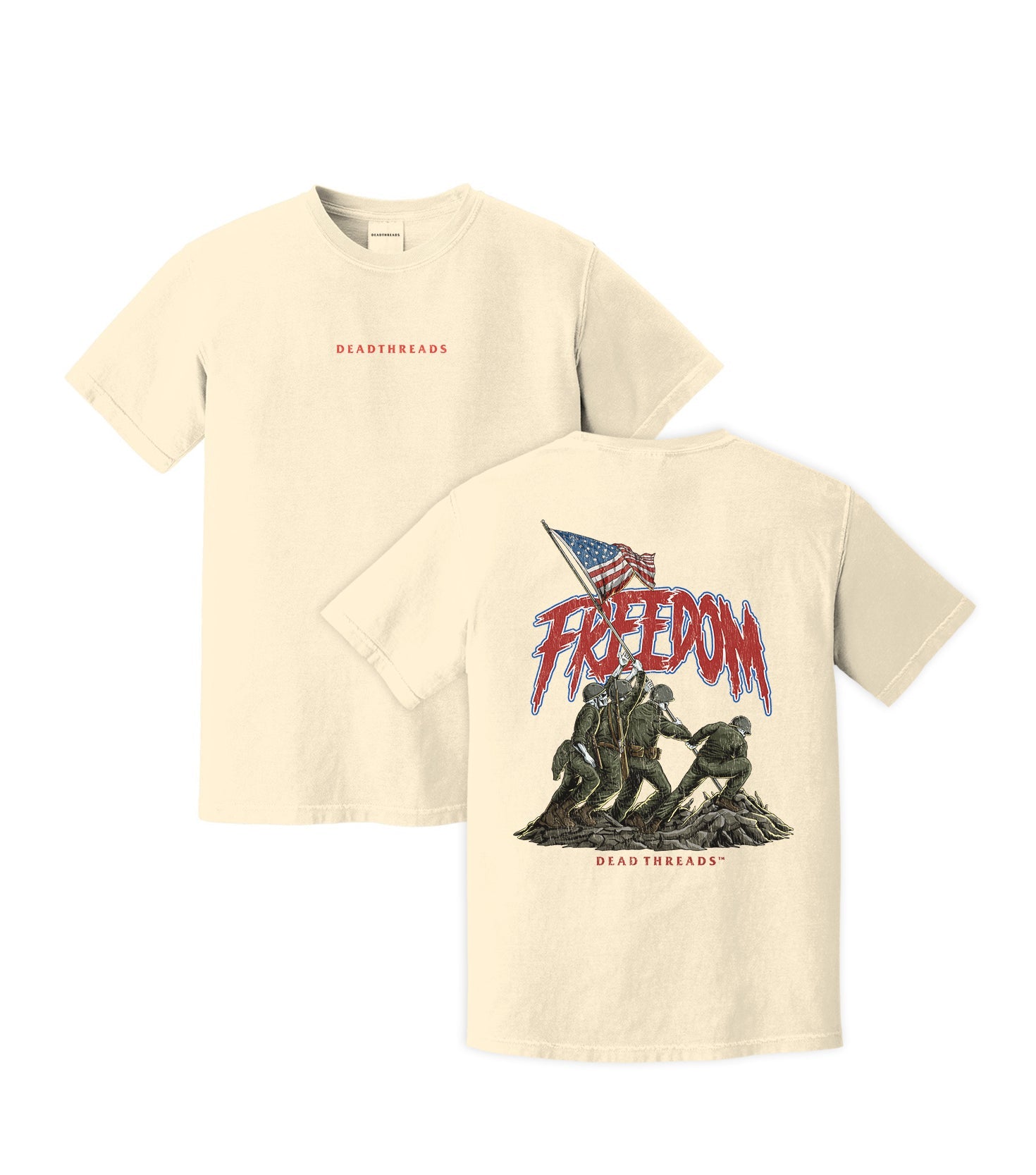 FREEDOM v1 - “DT ESSENTIAL" PREMIUM T - SHIRT – T-Shirt – Dead Threads Apparel