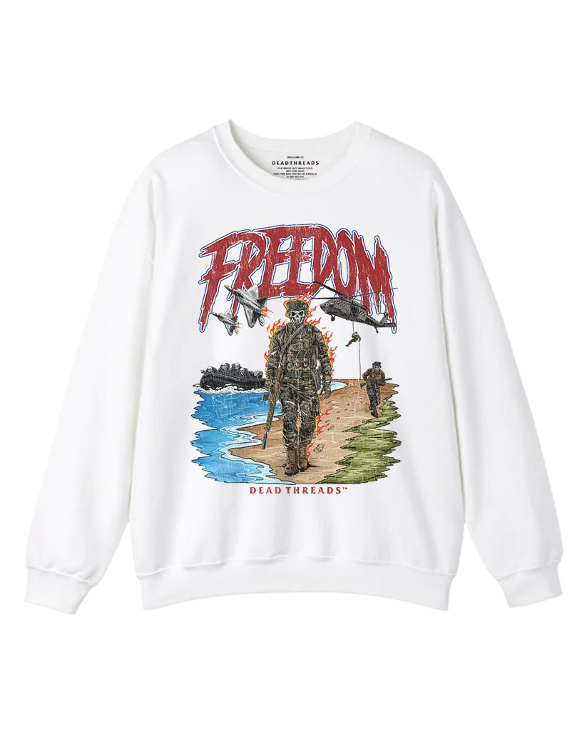 FREEDOM v2 CREWNECK SWEATSHIRT – Sweatshirt – Dead Threads Apparel