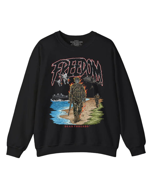 FREEDOM v2 CREWNECK SWEATSHIRT – Sweatshirt – Dead Threads Apparel