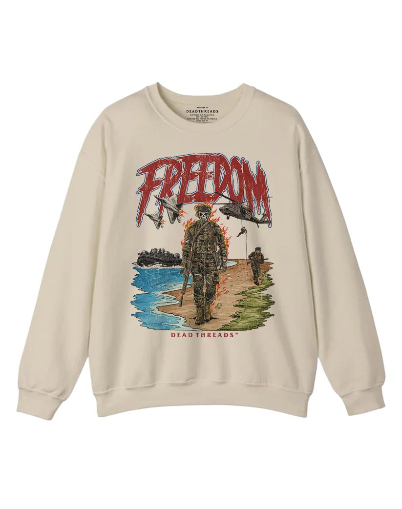 FREEDOM v2 CREWNECK SWEATSHIRT – Sweatshirt – Dead Threads Apparel