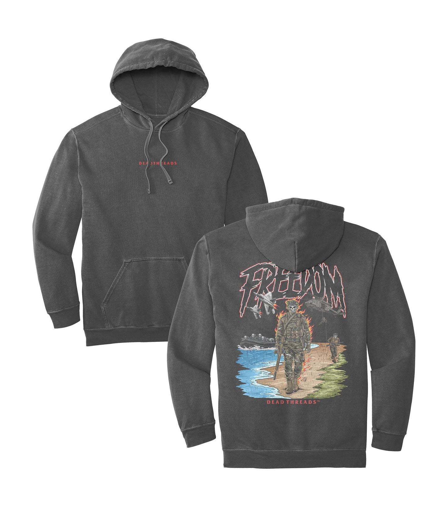 FREEDOM v2 - “DT ESSENTIAL" HOODIE – Hoodie – Dead Threads Apparel