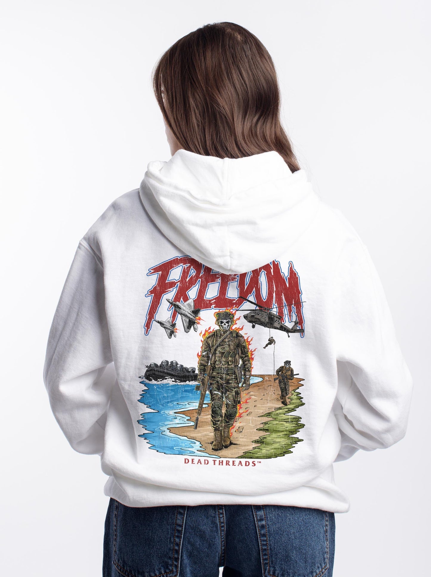 FREEDOM v2 - “DT ESSENTIAL" HOODIE – Hoodie – Dead Threads Apparel