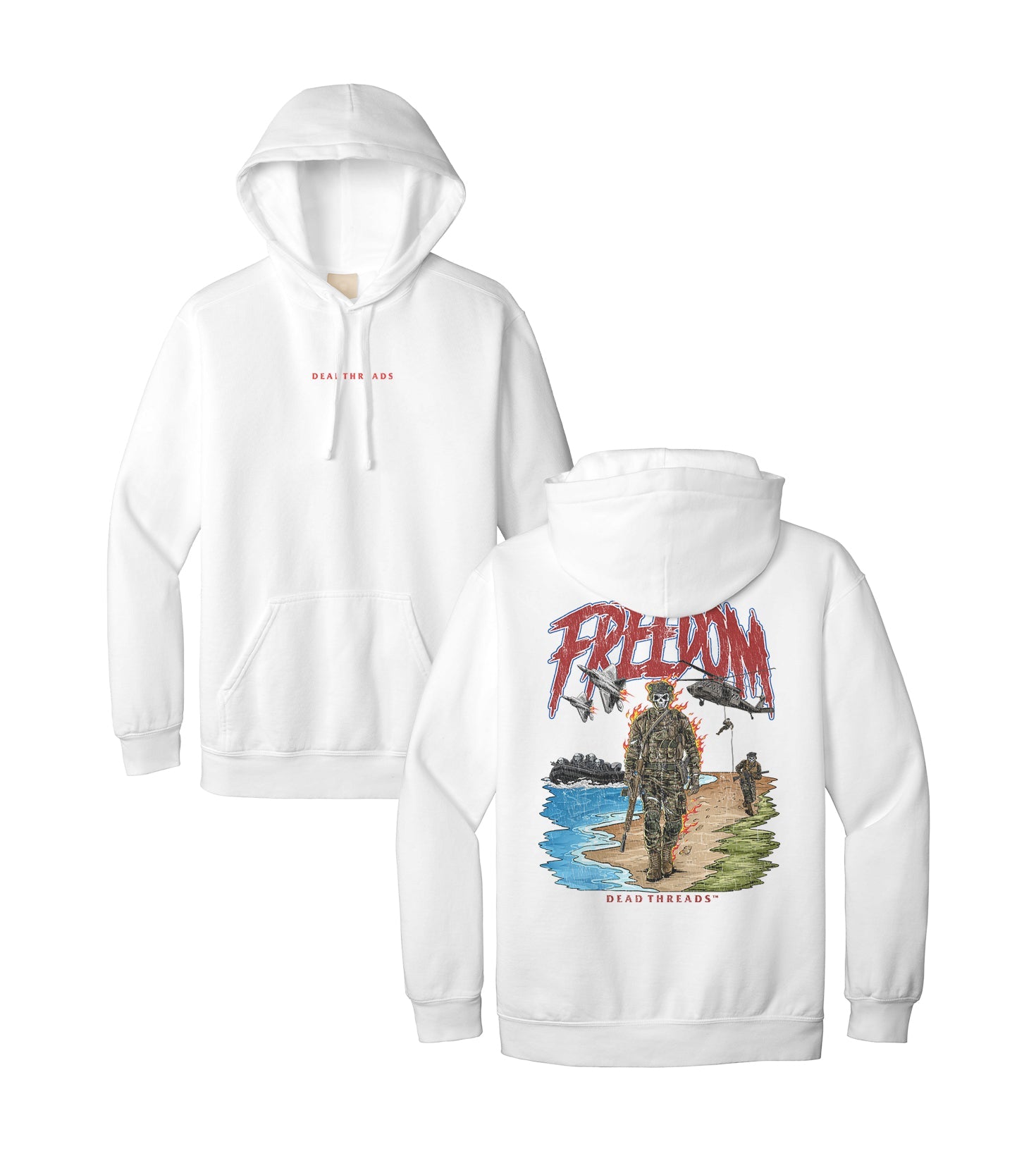 FREEDOM v2 - “DT ESSENTIAL" HOODIE – Hoodie – Dead Threads Apparel