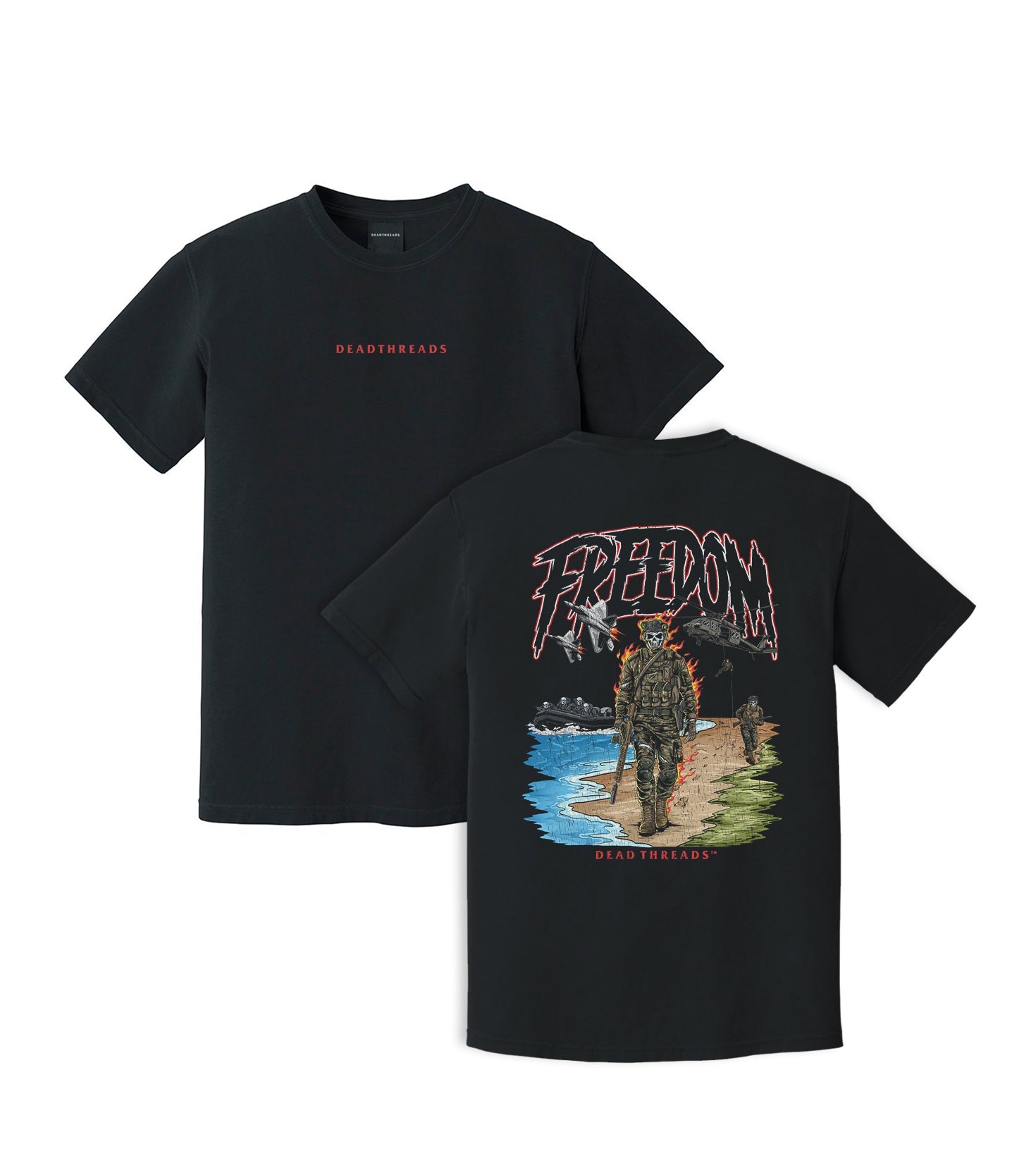 FREEDOM v2 - “DT ESSENTIAL" PREMIUM T - SHIRT – T-Shirt – Dead Threads Apparel