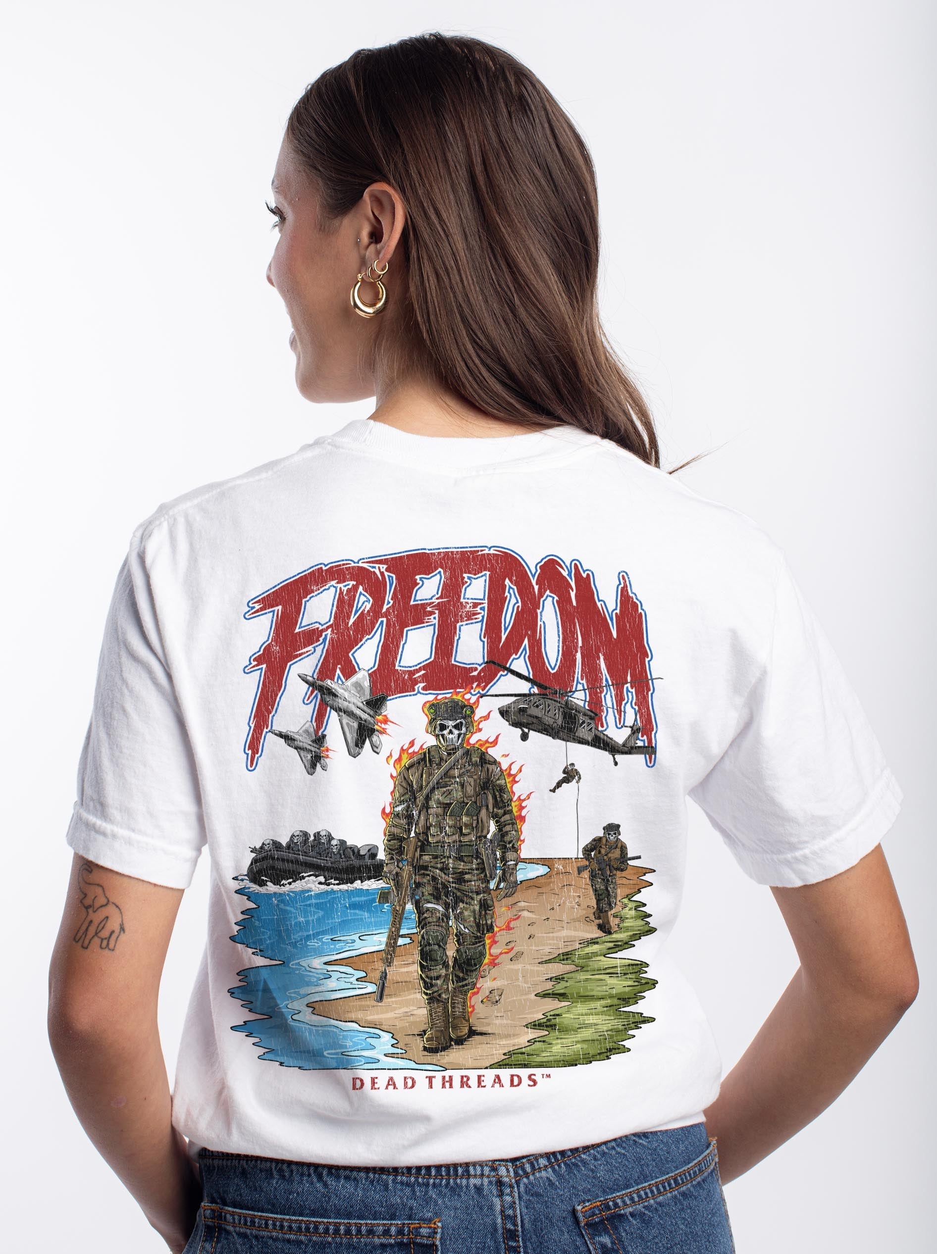 FREEDOM v2 - “DT ESSENTIAL" PREMIUM T - SHIRT – T-Shirt – Dead Threads Apparel