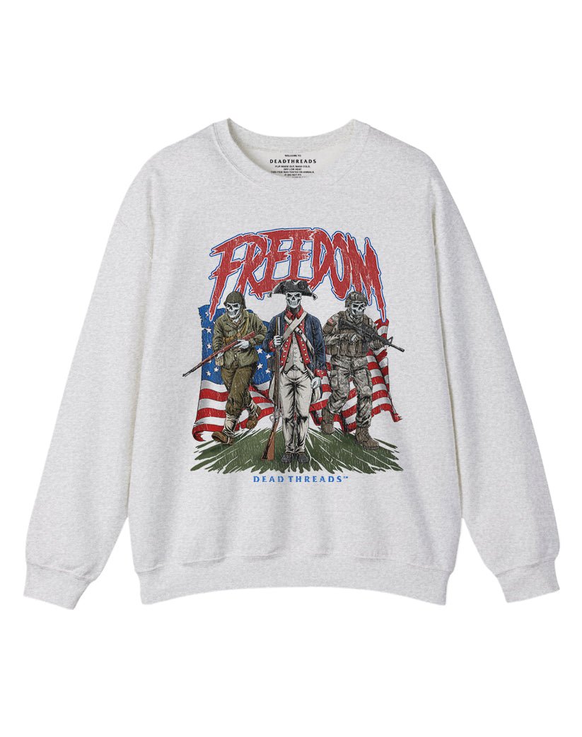 FREEDOM v3 CREWNECK SWEATSHIRT – Sweatshirt – Dead Threads Apparel