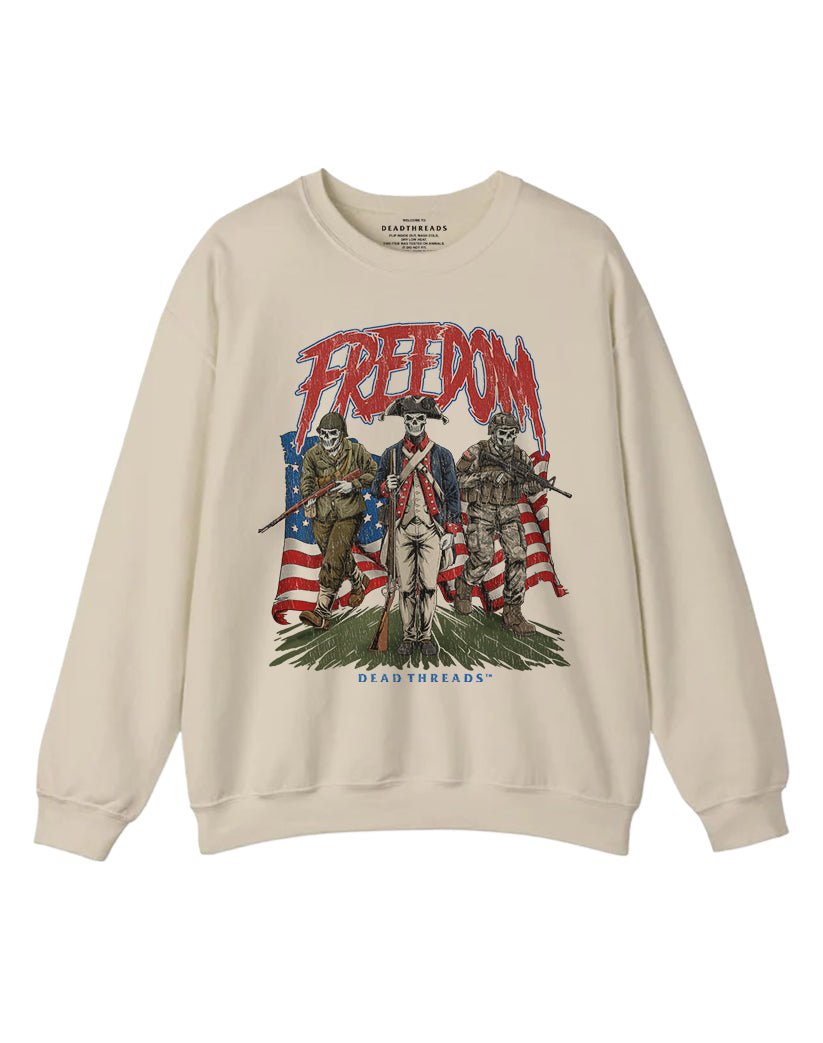 FREEDOM v3 CREWNECK SWEATSHIRT – Sweatshirt – Dead Threads Apparel