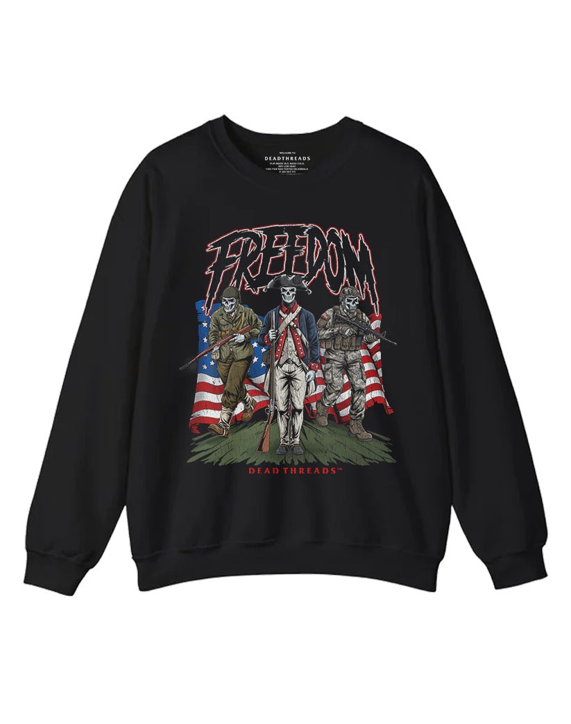 FREEDOM v3 CREWNECK SWEATSHIRT – Sweatshirt – Dead Threads Apparel