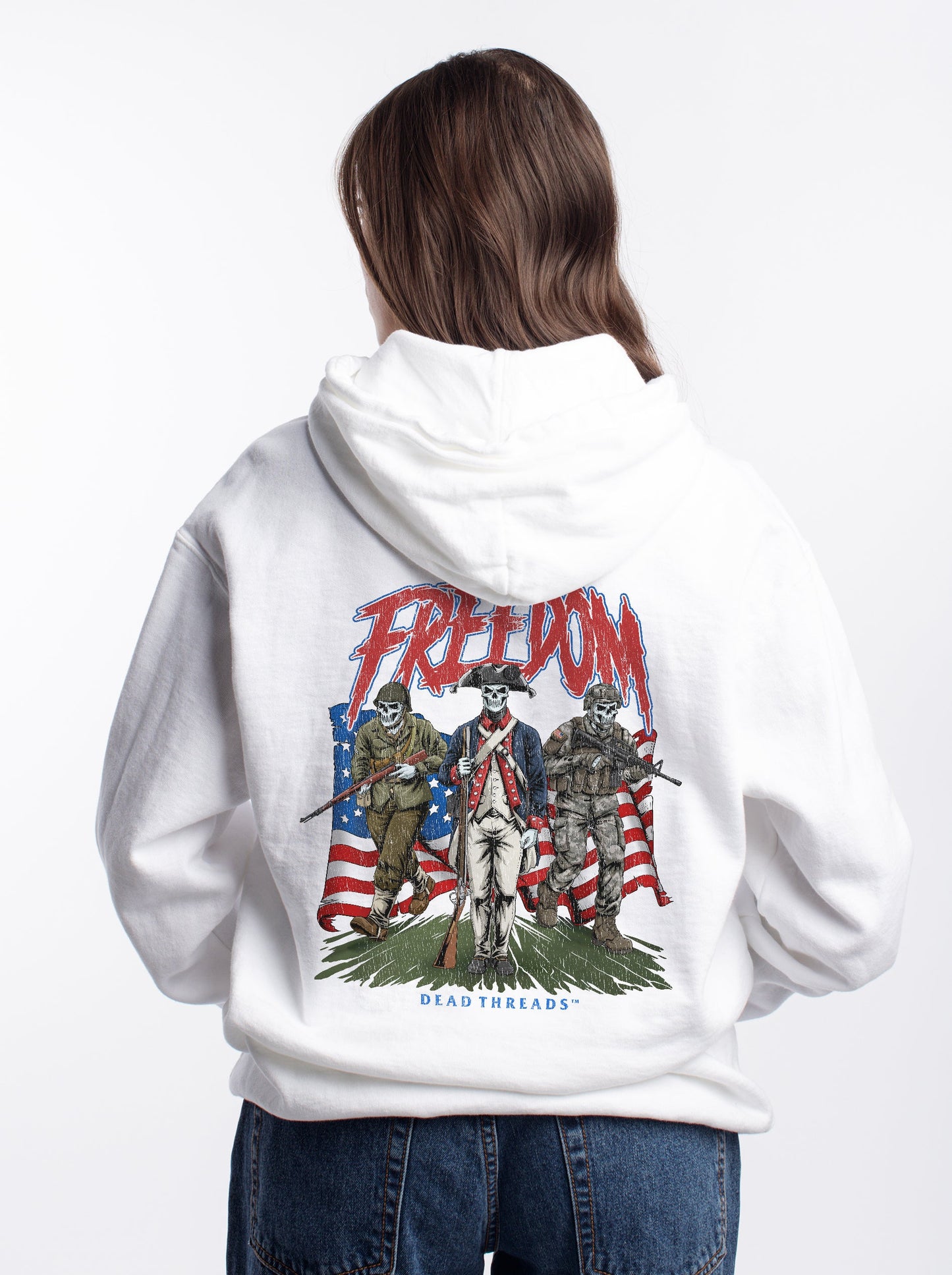 FREEDOM v3 - “DT ESSENTIAL" HOODIE – Hoodie – Dead Threads Apparel