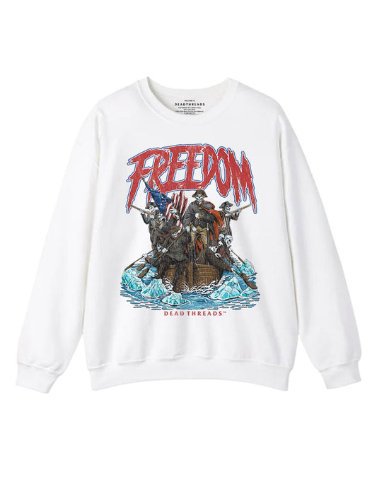 FREEDOM v4 CREWNECK SWEATSHIRT – Sweatshirt – Dead Threads Apparel