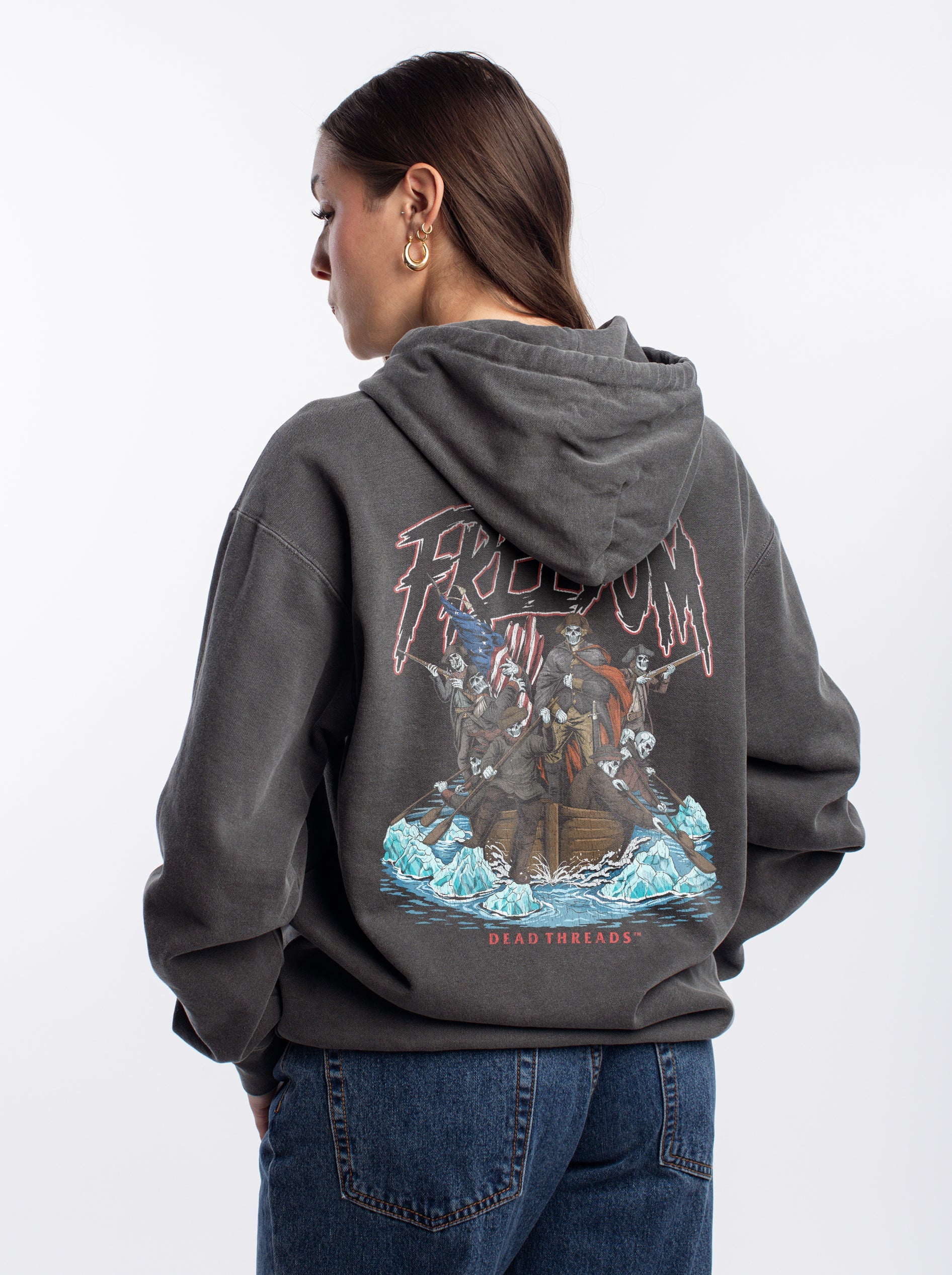 FREEDOM v4 - “DT ESSENTIAL" HOODIE – Hoodie – Dead Threads Apparel