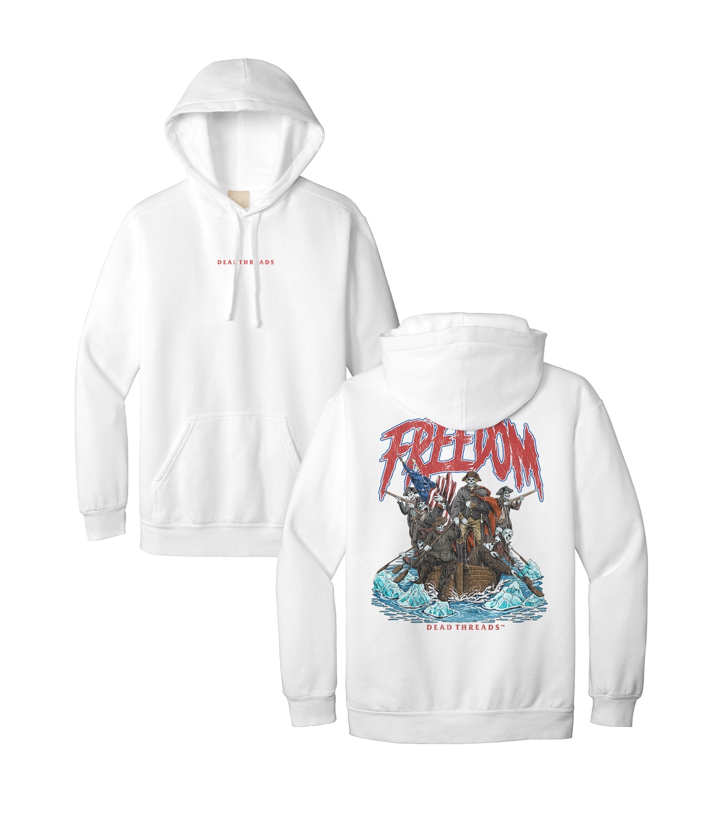 FREEDOM v4 - “DT ESSENTIAL" HOODIE – Hoodie – Dead Threads Apparel