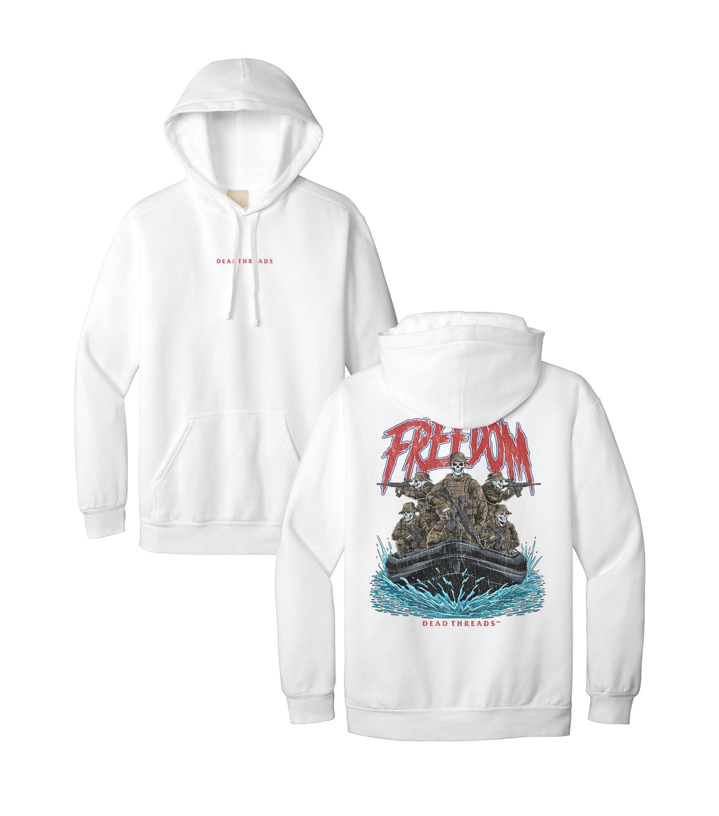 FREEDOM v5 - “DT ESSENTIAL" HOODIE – Hoodie – Dead Threads Apparel