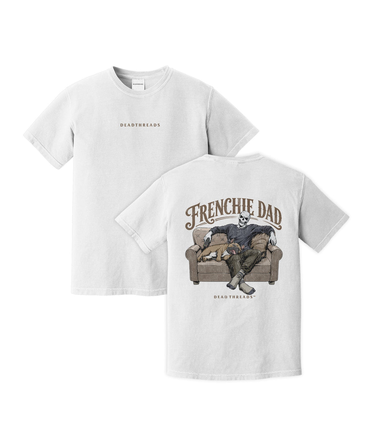FRENCHIE DAD - “DT ESSENTIAL" PREMIUM T-SHIRT – T-Shirt – Dead Threads Apparel