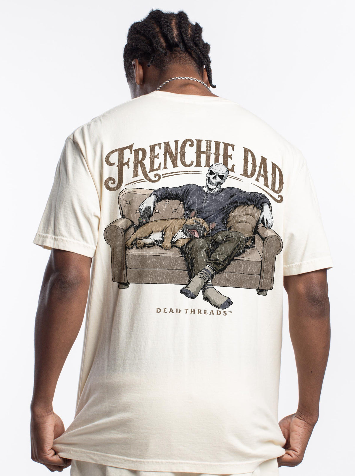 FRENCHIE DAD - “DT ESSENTIAL" PREMIUM T-SHIRT – T-Shirt – Dead Threads Apparel