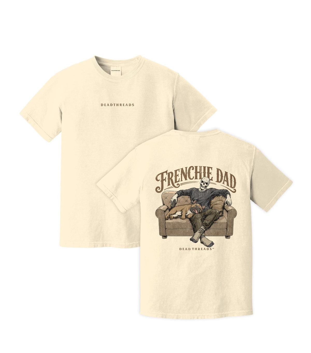 FRENCHIE DAD - “DT ESSENTIAL" PREMIUM T-SHIRT – T-Shirt – Dead Threads Apparel