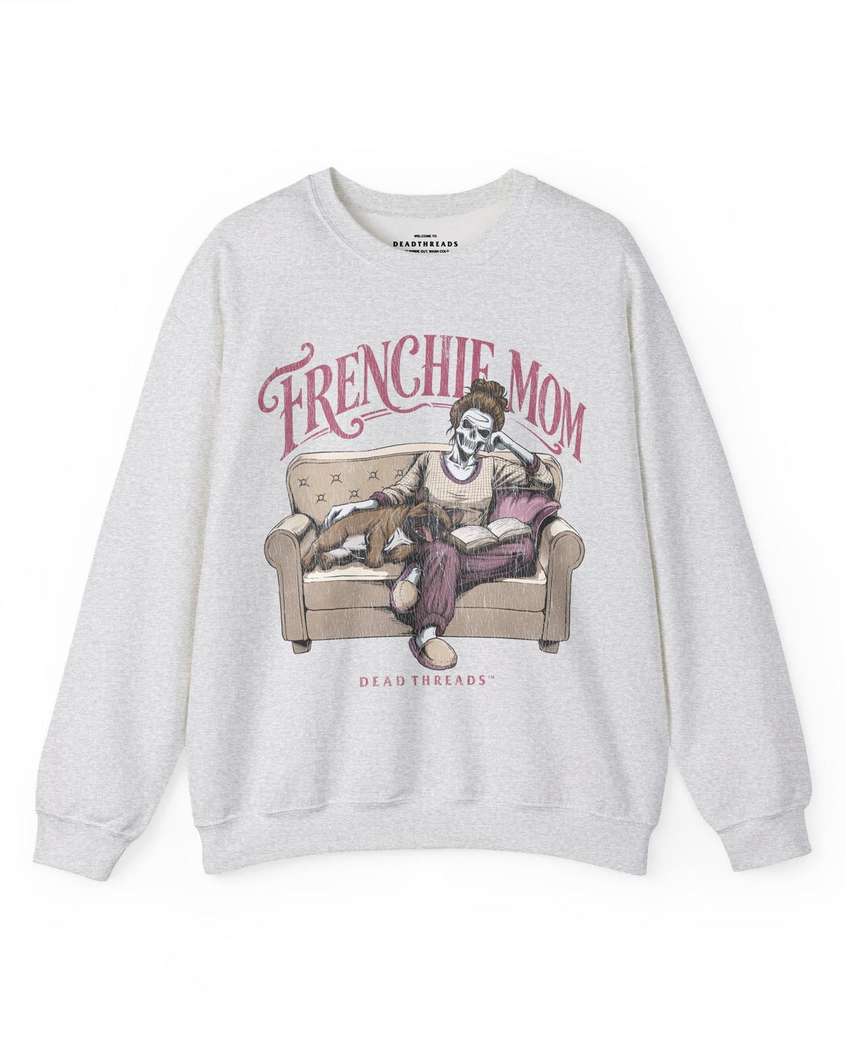 FRENCHIE MOM - CREWNECK SWEATSHIRT – Sweatshirt – Dead Threads Apparel