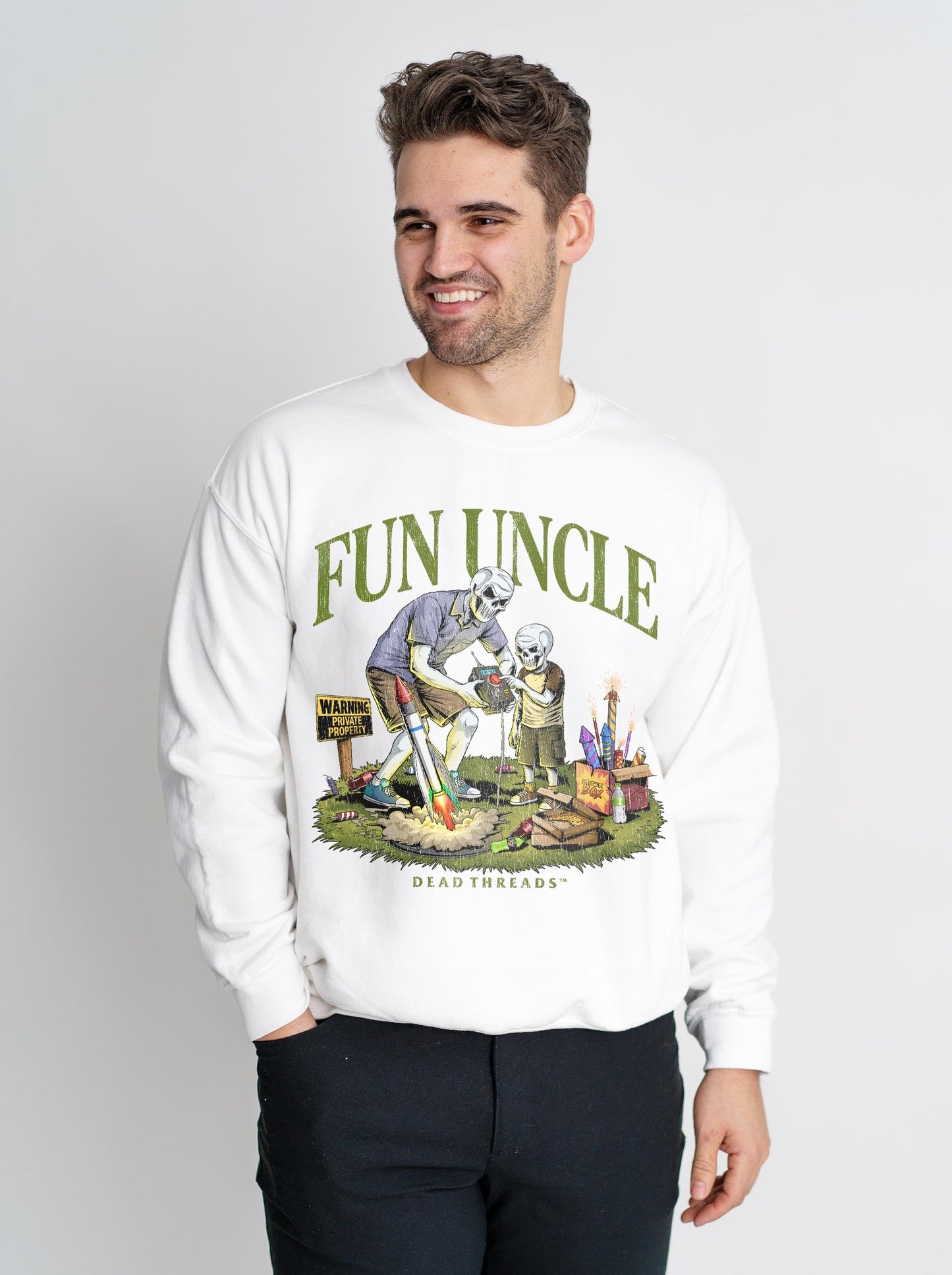 FUN UNCLE (BOY) - CREWNECK SWEATSHIRT – Sweatshirt – Dead Threads Apparel