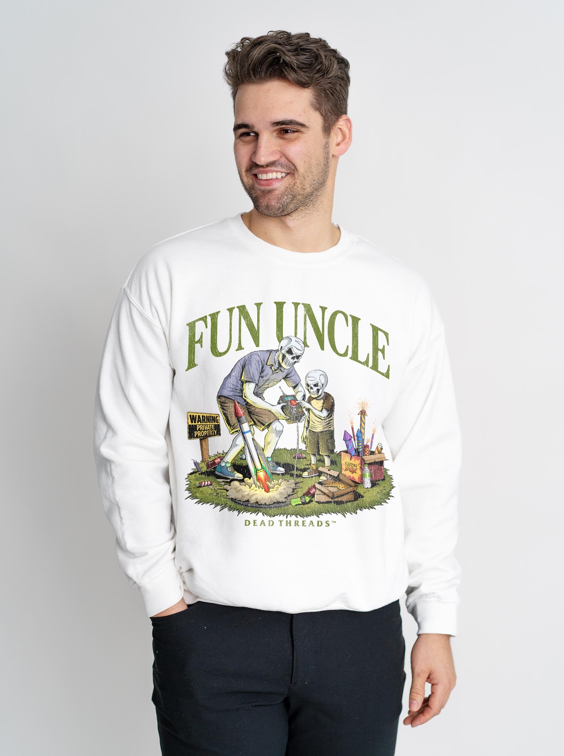 FUN UNCLE (BOY) - CREWNECK SWEATSHIRT – Sweatshirt – Dead Threads Apparel