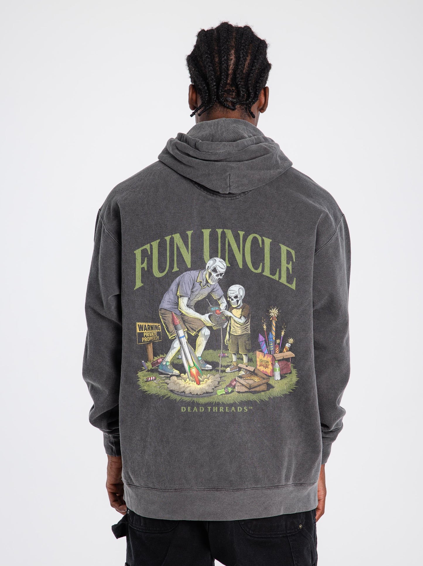 FUN UNCLE (BOY) - “DT ESSENTIAL" HOODIE – Hoodie – Dead Threads Apparel