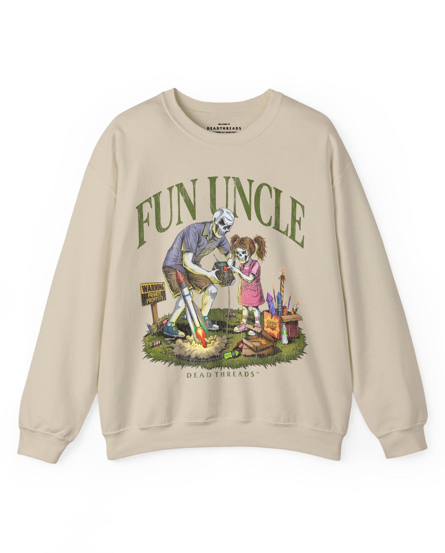 FUN UNCLE (GIRL) - CREWNECK SWEATSHIRT – Sweatshirt – Dead Threads Apparel