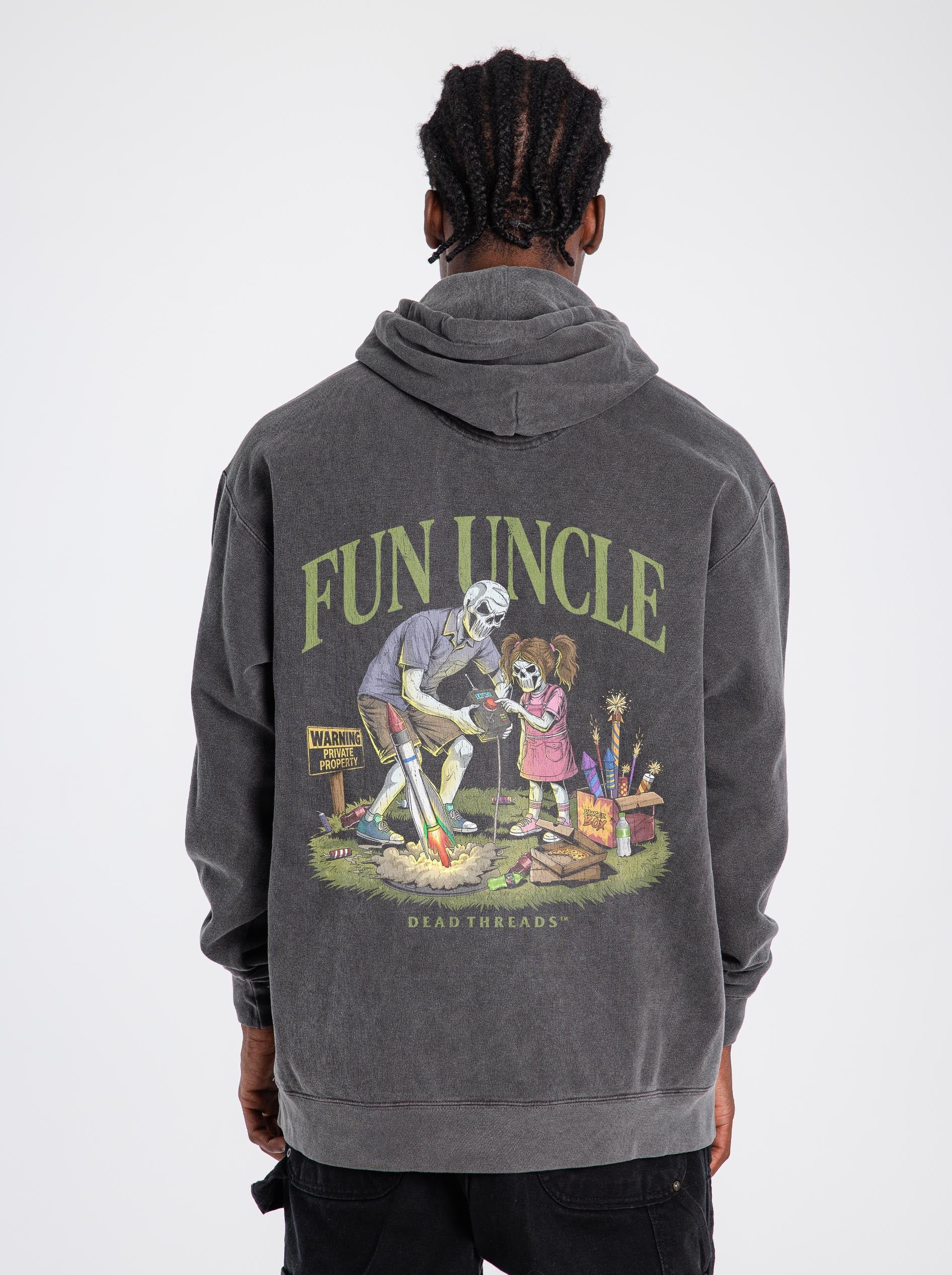 FUN UNCLE (GIRL) - “DT ESSENTIAL" HOODIE – Hoodie – Dead Threads Apparel