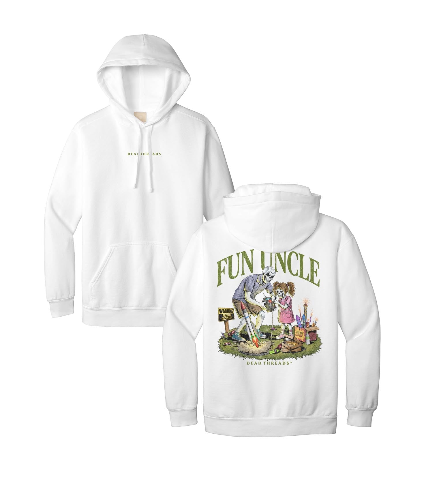 FUN UNCLE (GIRL) - “DT ESSENTIAL" HOODIE – Hoodie – Dead Threads Apparel