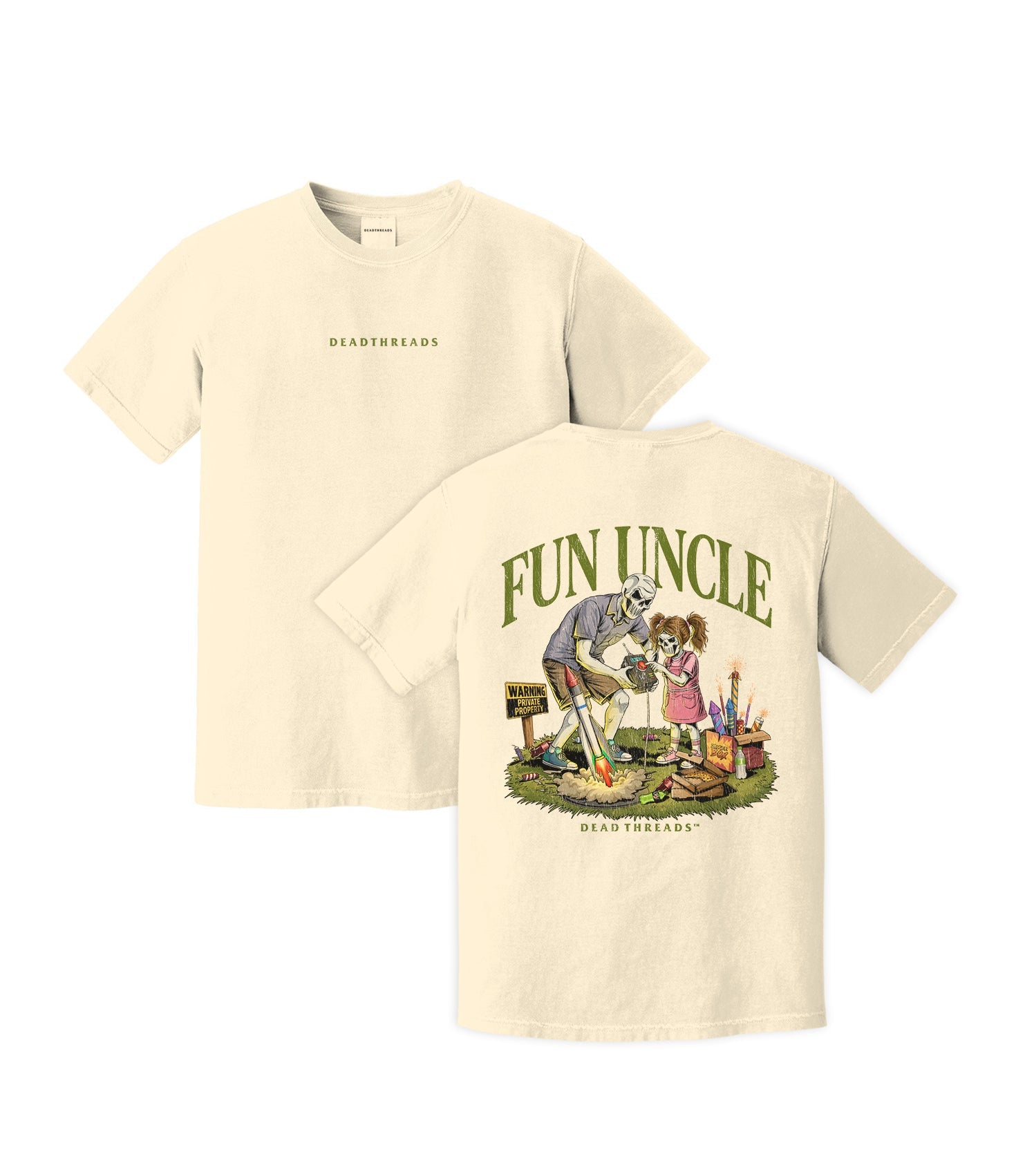 FUN UNCLE (GIRL) - “DT ESSENTIAL" PREMIUM T-SHIRT – T-Shirt – Dead Threads Apparel